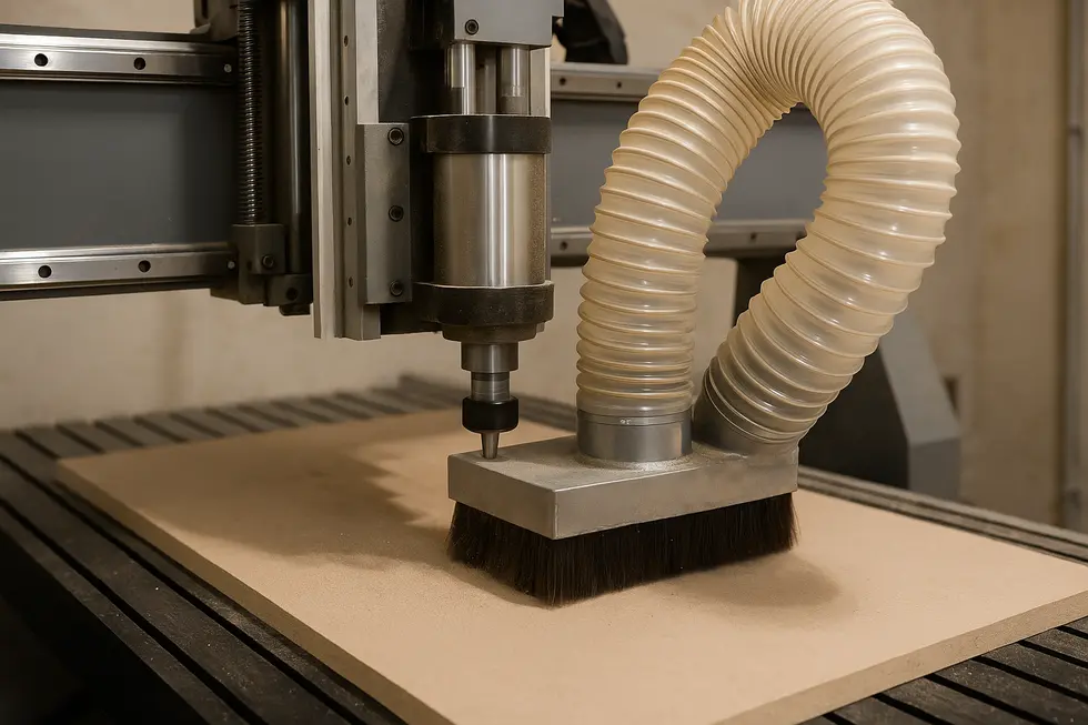 A selection of CNC router bits crucial for precision and diverse applications.